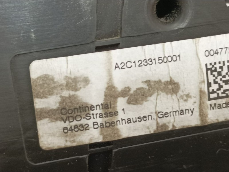 Recambio de cuadro instrumentos para skoda superb (3v3) active referencia OEM IAM 3V0920741B A2C1233150001 CONTINENTAL