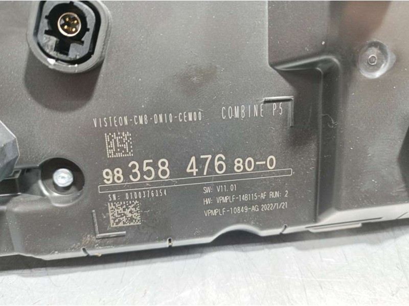 Recambio de cuadro instrumentos para peugeot 308 gt referencia OEM IAM 9835847680  DIGITAL