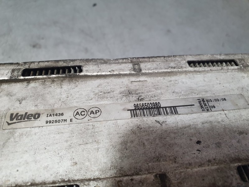 Recambio de intercooler para citroën c4 picasso exclusive referencia OEM IAM 9656503980 992507M VALEO