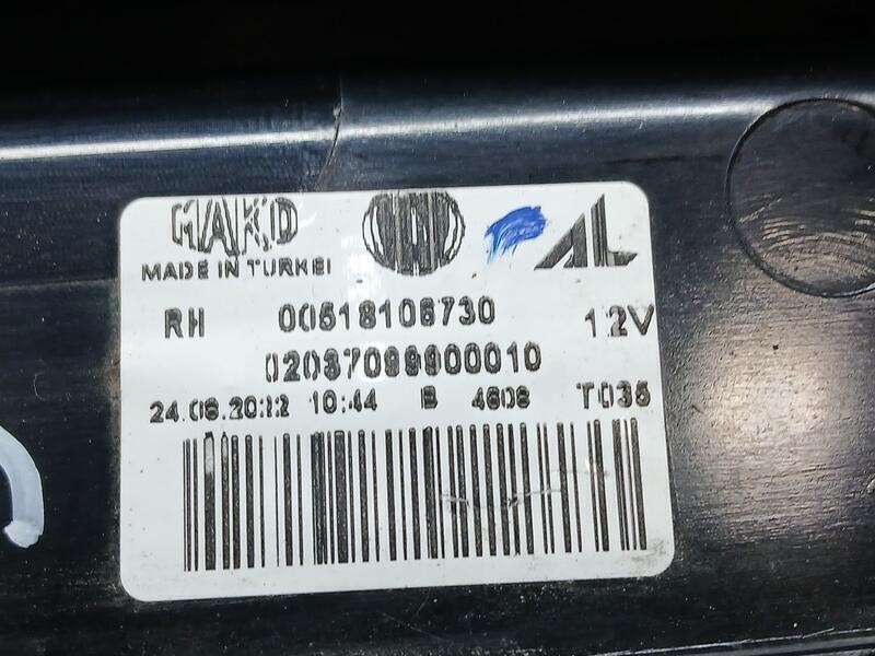 Recambio de piloto trasero derecho para fiat doblo ii cargo (263) sx furgon referencia OEM IAM 518106730 MAKO ROZADO 02037099900