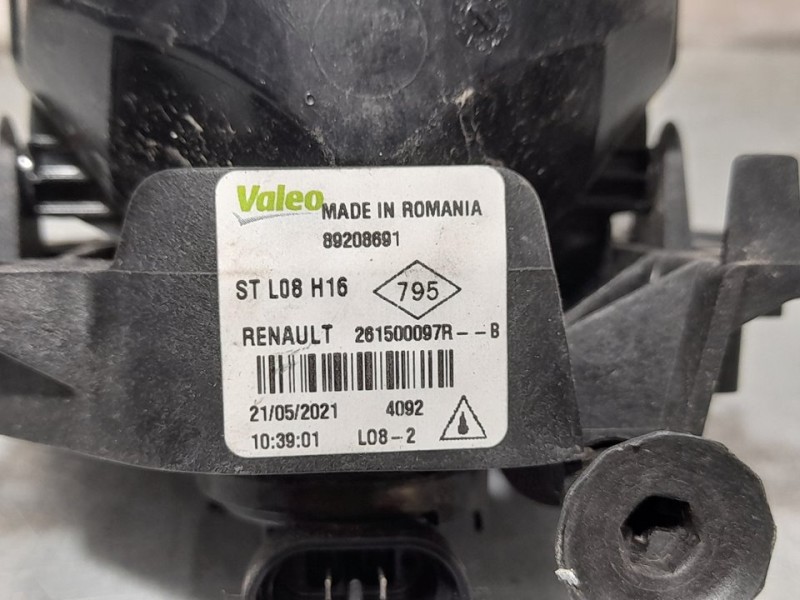 Recambio de faro antiniebla izquierdo para dacia sandero stepway referencia OEM IAM 261500097R  