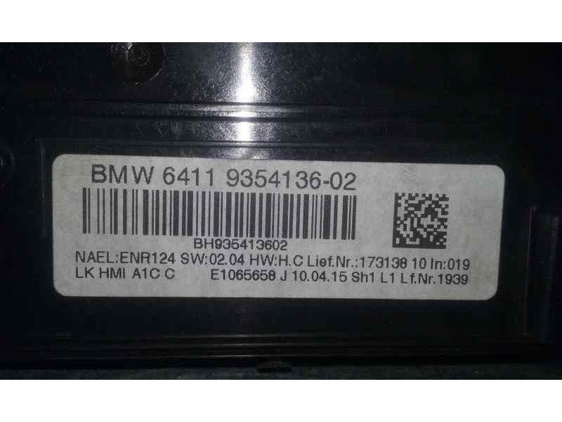 Recambio de mando climatizador para bmw serie 1 lim. 5-trg. (f20) 118d referencia OEM IAM 6411935413602  