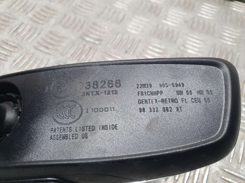 Recambio de espejo interior para peugeot 508 gt line referencia OEM IAM 98332062XT GNTX1212 9055949