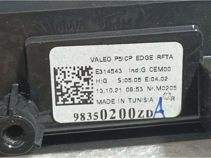 Recambio de mando multifuncion para peugeot 308 gt referencia OEM IAM 98350200ZD E314543 VALEO