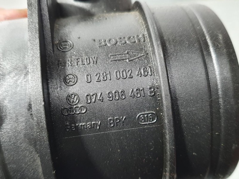 Recambio de caudalimetro para seat toledo (5p2) stylance / style referencia OEM IAM 074906461B 0281002461 BOSCH