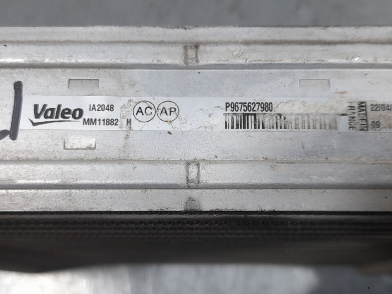 Recambio de intercooler para peugeot 308 ii (lb_, lp_, lw_, lh_, l3_) 1.6 hdi 100 referencia OEM IAM P9675627980 MM11882 VALEO