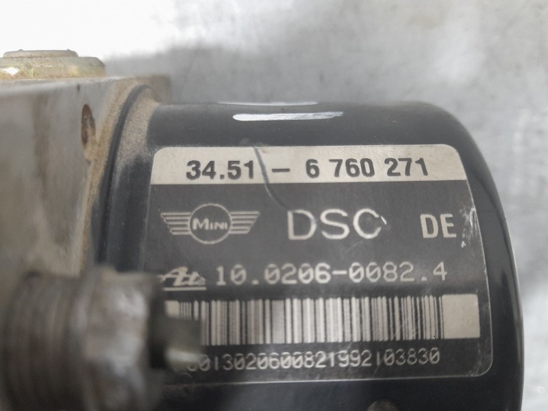 Recambio de abs para mini mini (r50, r53) cooper s referencia OEM IAM 34516760271 10020600824 ATE