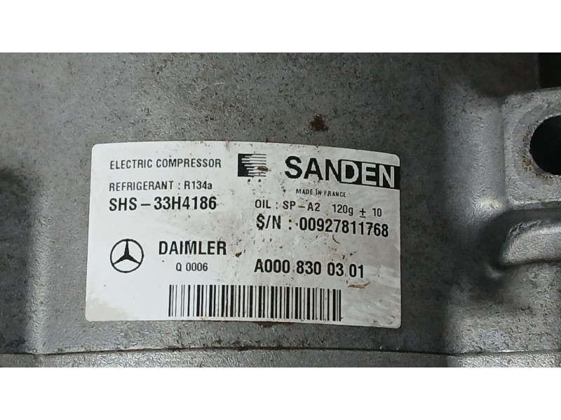 Recambio de compresor aire acondicionado para mercedes-benz glc coupe (c253) 350 e 4-matic (253.354) referencia OEM IAM A0008300
