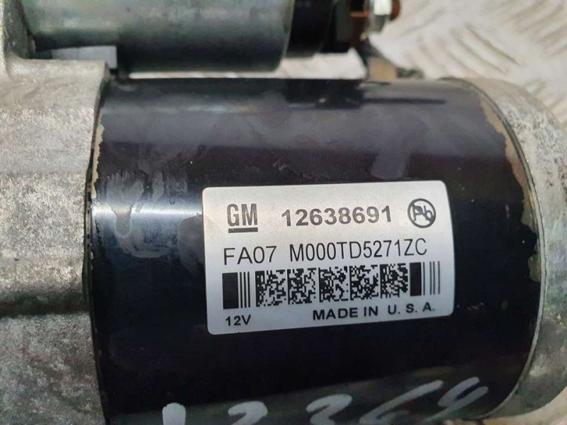 Recambio de motor arranque para opel karl edition referencia OEM IAM 12638691 M000TD5271ZC 
