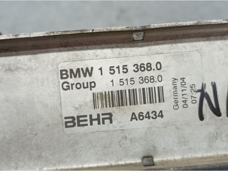 Recambio de intercooler para bmw mini (r50,r53) cooper s referencia OEM IAM 15153680 A6434 BEHR