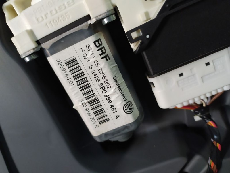 Recambio de elevalunas trasero izquierdo para seat toledo (5p2) stylance / style referencia OEM IAM 5P0839461A  ELÉCTRICO