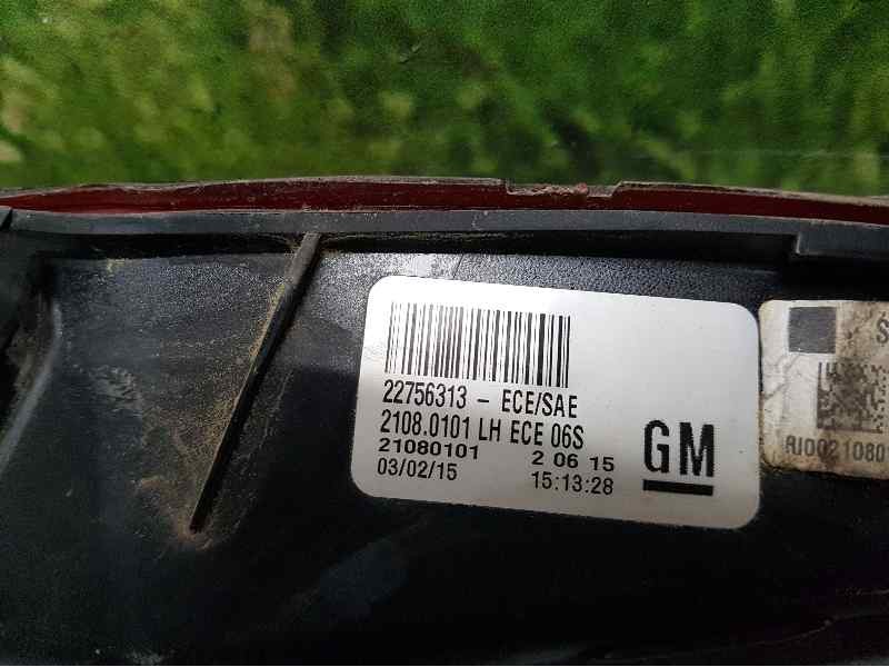 Recambio de piloto trasero izquierdo para opel insignia berlina excellence referencia OEM IAM 22756313 21080101 INTERIOR