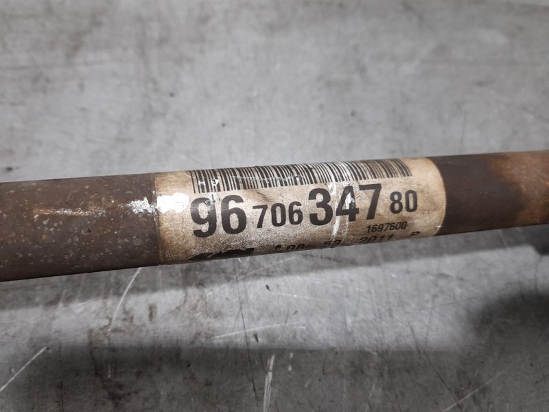 Recambio de transmision delantera derecha para peugeot 206+ básico referencia OEM IAM 9670634780  