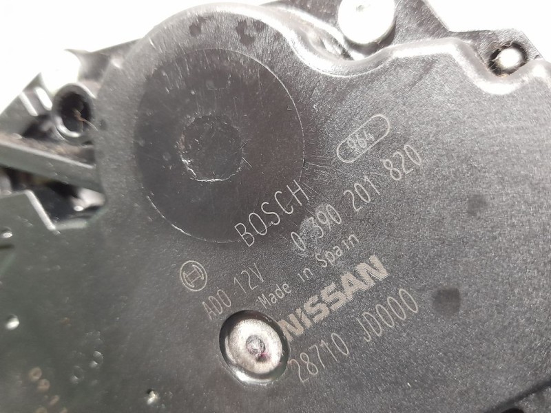 Recambio de motor limpia trasero para nissan qashqai (j10) tekna premium referencia OEM IAM 28710JD000 0390201820 BOSCH