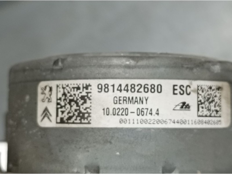 Recambio de abs para citroën c3 feel edition referencia OEM IAM 9814482680 10022006744 ATE