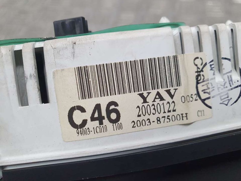 Recambio de cuadro instrumentos para hyundai getz (tb) 1.1 básico referencia OEM IAM 940031C010 20030122 