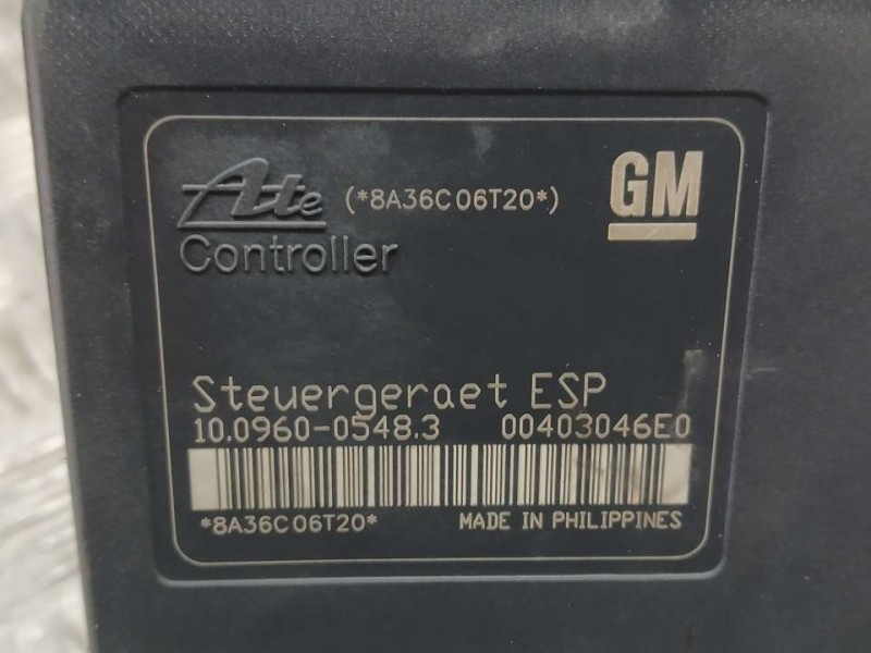 Recambio de abs para opel astra h berlina cosmo referencia OEM IAM 13213610 10020602064 ATE