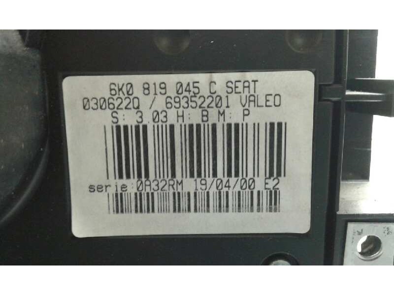 Recambio de mando calefaccion / aire acondicionado para seat ibiza (6k1) 1.9 sdi referencia OEM IAM 6K0819045C 1000000439748 6K0
