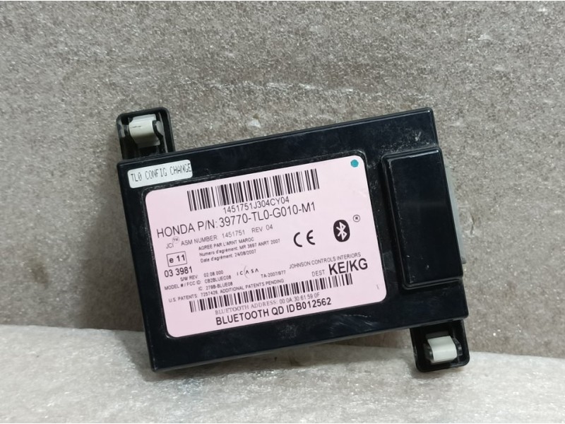 Recambio de modulo electronico para honda accord berlina (cu) elegance referencia OEM IAM 7257426  JOHNSON CONTROLS