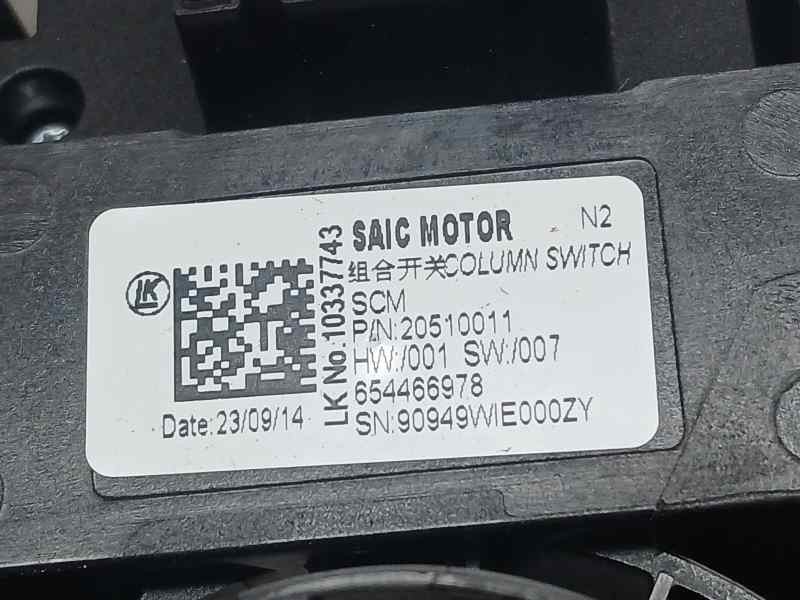 Recambio de mando luces y limpia para mg zs 1.0 t-gdi referencia OEM IAM 10337743 654466978 SAIC MOTOR