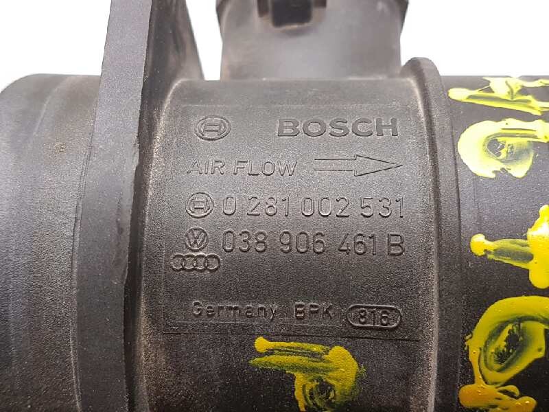 Recambio de caudalimetro para volkswagen polo (9n3) 1.4 tdi referencia OEM IAM 038906461B 0281002531 BOSCH