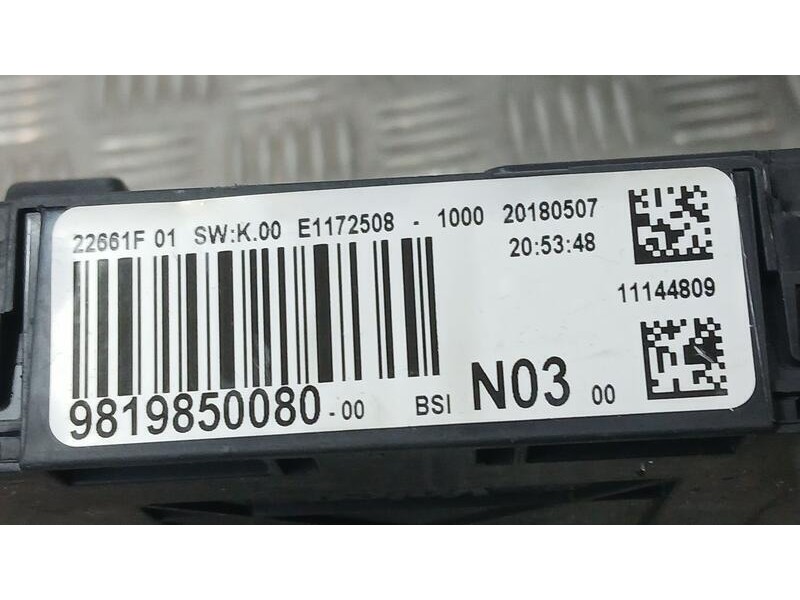 Recambio de caja reles / fusibles para peugeot 2008 i (cu_) 1.2 thp 110 / puretech 110 referencia OEM IAM 9819850080 11144809 20