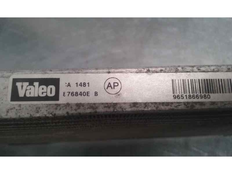 Recambio de condensador / radiador aire acondicionado para peugeot 206 berlina x-line referencia OEM IAM 9651866980 CA1481 VALEO