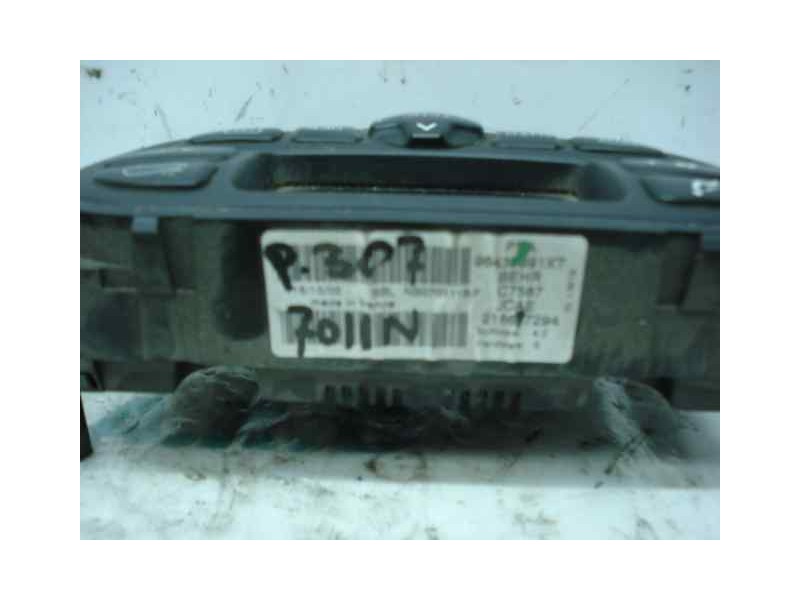 Recambio de mando climatizador para peugeot 307 (s1) xt referencia OEM IAM 96430991XT 216657294 BEHR
