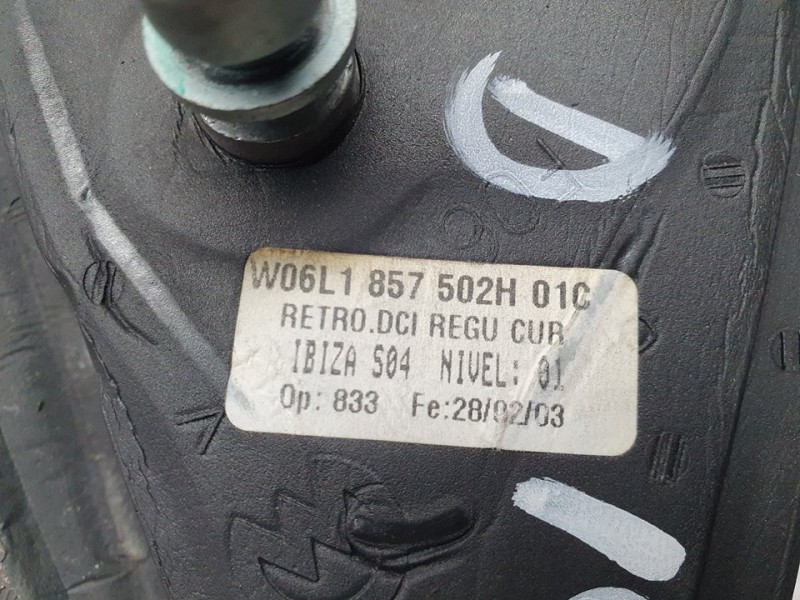 Recambio de retrovisor derecho para seat ibiza (6l1) stella referencia OEM IAM 06L1857502H  C/ M