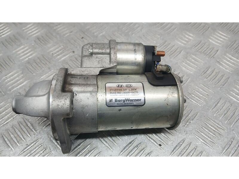 Recambio de motor arranque para hyundai i20 active klass referencia OEM IAM 1610004270 BORGWARNER 61005417