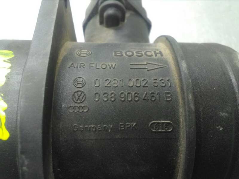 Recambio de caudalimetro para seat leon (1p1) 1.9 tdi referencia OEM IAM 038906461B 0281002531 BOSCH