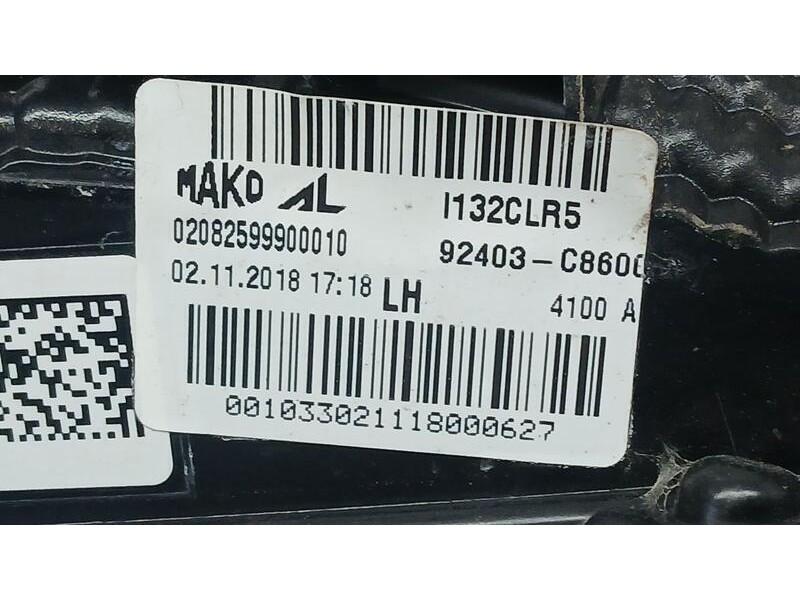 Recambio de piloto trasero izquierdo interior para hyundai i20 active klass referencia OEM IAM 92403C8000 ROZADO 