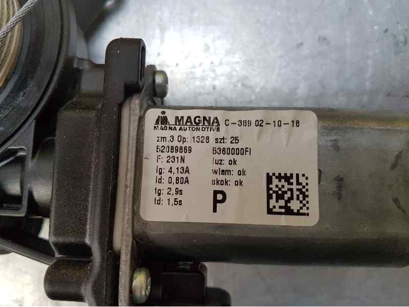 Recambio de elevalunas delantero derecho para fiat nuova 500 (150) pop referencia OEM IAM 52089869 2 PINS ELECTRICO