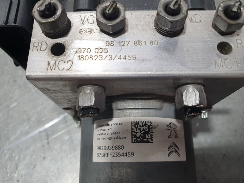 Recambio de abs para peugeot rifter allure standard referencia OEM IAM 9812786180 970025 BOSCH