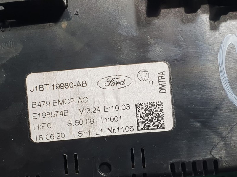 Recambio de mando climatizador para ford fiesta (ce1) titanium referencia OEM IAM J1BT19980AB E198574B 