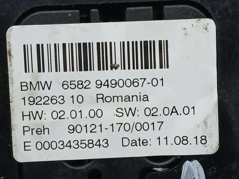 Recambio de mando multifuncion para bmw serie 1 lim. 5-trg. (f20) 116d referencia OEM IAM 949006701 19226310 INFOENTRETENIMIENTO
