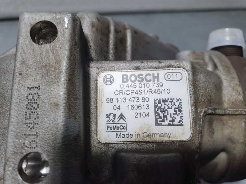Recambio de bomba alta presion para citroën c3 1.6 blue-hdi fap referencia OEM IAM 9811347380 0445010739 BOSCH