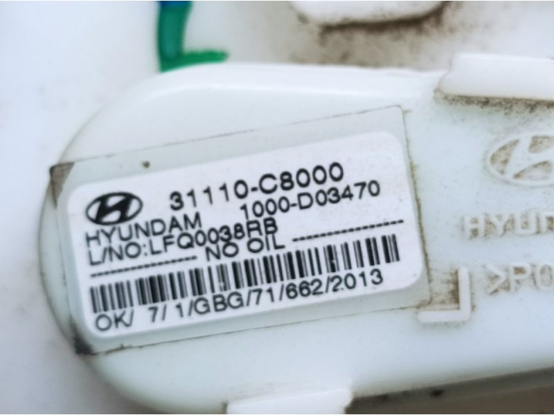 Recambio de aforador para hyundai i20 go referencia OEM IAM 31110C8000 100D03470 