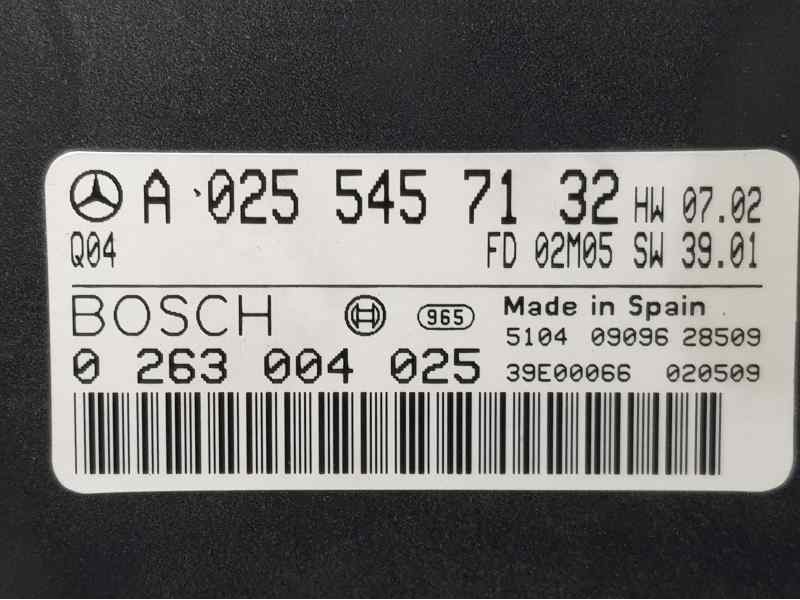 Recambio de centralita cambio automatico para mercedes-benz clase e (w211) berlina e 270 cdi (211.016) referencia OEM IAM A02554