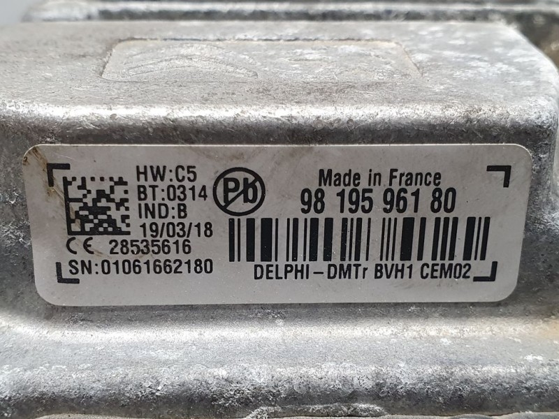 Recambio de centralita start / stop para citroën c4 cactus live referencia OEM IAM 9819596180 28535616 DELPHI