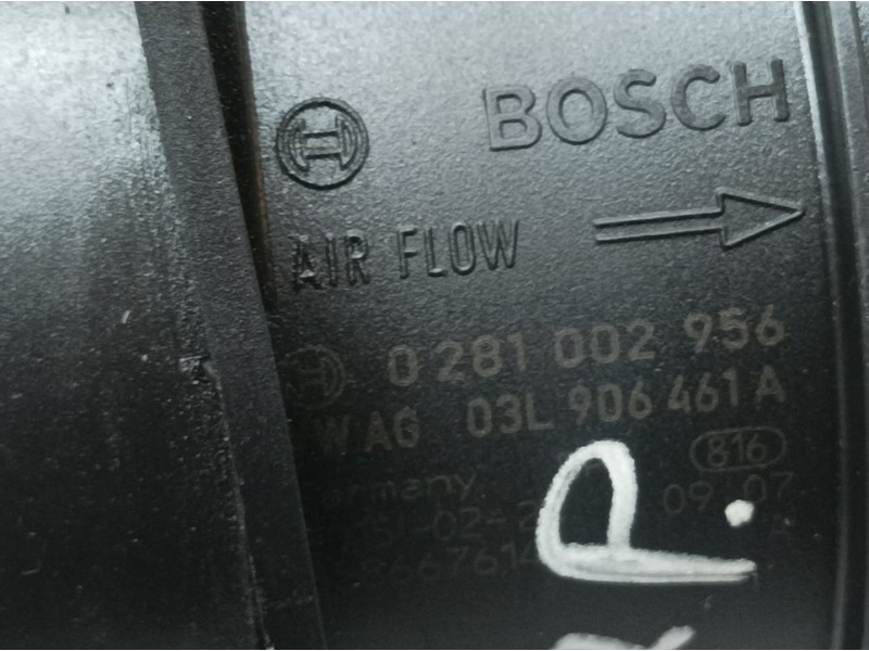 Recambio de caudalimetro para volkswagen crafter caja cerrada caja cerrada 35, batalla mediana referencia OEM IAM 03L906461A 028