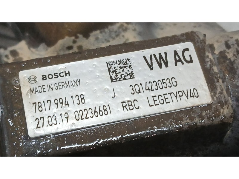 Recambio de cremallera direccion para volkswagen arteon (3h7, 3h8) 2.0 tdi referencia OEM IAM 3Q1423053G ELECTRO-MECANICA BOSCH 