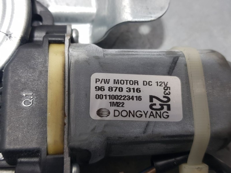 Recambio de elevalunas delantero izquierdo para chevrolet aveo ls referencia OEM IAM 96870316  ELECTRICO 2 PINS
