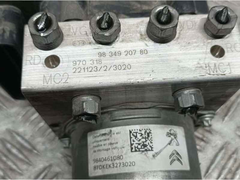 Recambio de abs para toyota proace furgon referencia OEM IAM 9834920780 970318 