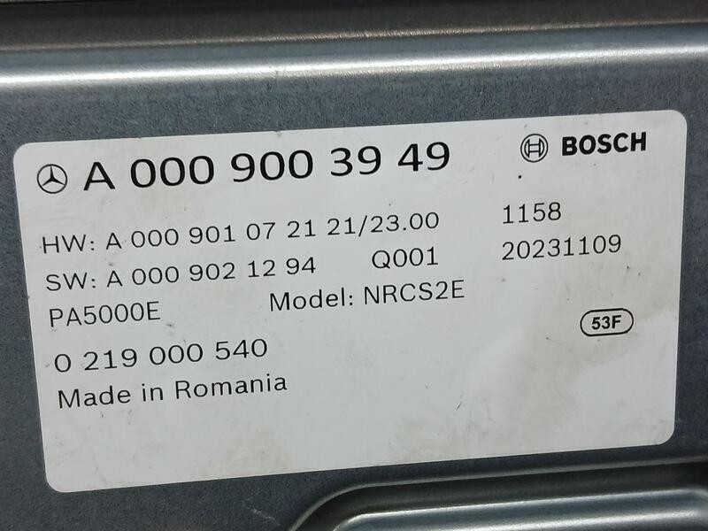 Recambio de modulo electronico para mercedes-benz clase c (w206) c 300 de (206.208) referencia OEM IAM A0009003949 MÓDULO UNIDAD