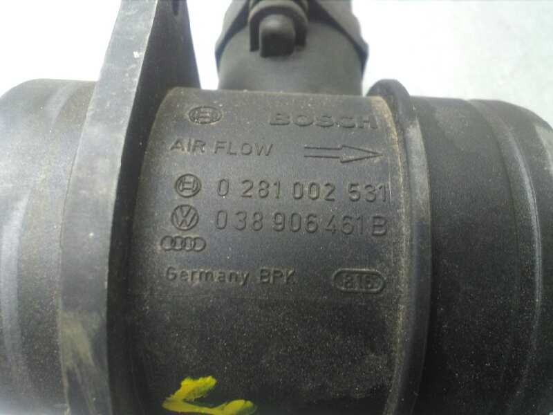 Recambio de caudalimetro para seat ibiza (6l1) 1.9 tdi referencia OEM IAM 038906461B 0281002531 BOSCH