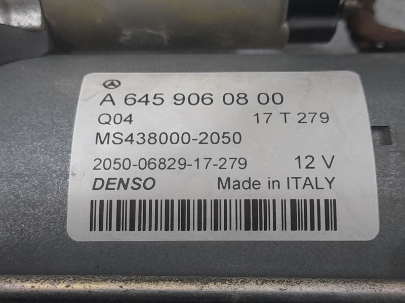 Recambio de motor arranque para infiniti q30 1.5d referencia OEM IAM A6459060800 MS4380002050 DENSO