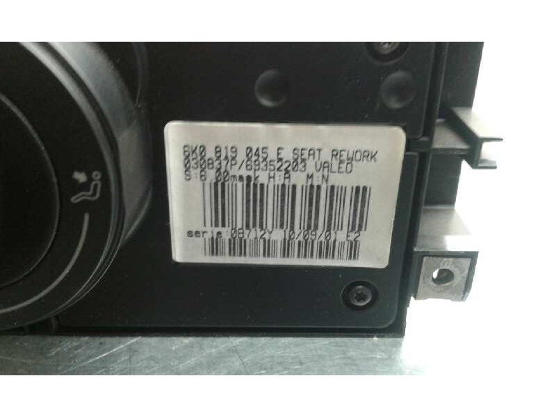Recambio de mando climatizador para seat ibiza (6k1) 1.9 sdi referencia OEM IAM 6K0819045E 1000000445855 6K0819045E