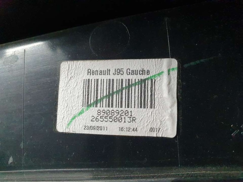 Recambio de piloto trasero izquierdo para renault scenic iii dynamique referencia OEM IAM 265550013R 89089201 EXTERIOR