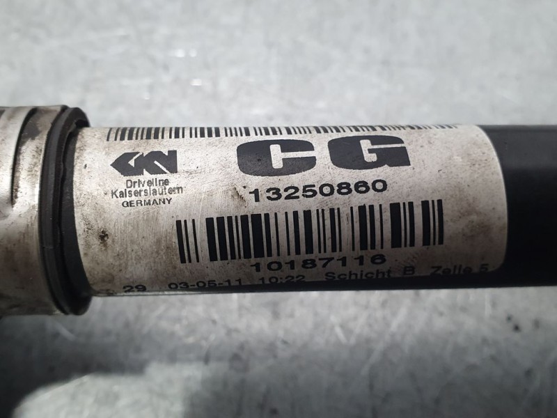 Recambio de transmision delantera izquierda para opel astra j lim. sport referencia OEM IAM 13250860  